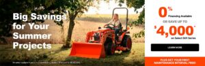 Read more about the article B01 Series Tractors – 0% Financing available or save up to $4,000* – Agricultural Tractors