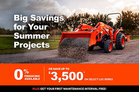 Kubota Promo Banner