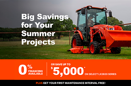 Kubota Promo Banner