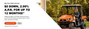 Read more about the article Mid-Size Utility Vehicles – $0 Down, 2.99% A.P.R. for up to 12 Months!* – Utility Vehicles