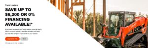 Read more about the article Track Loaders – Save Up to $6,200 or 0% financing available!* – Agricultural Tractors