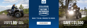 Read more about the article Factory Authorized Clearance Sales Event ATV Only Dealers